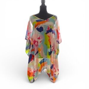 The Blush Label | Multicolored Oversized Blouse | Size XS/S